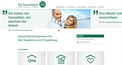 Desktop Screenshot of dsimmobilien.com