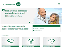 Tablet Screenshot of dsimmobilien.com